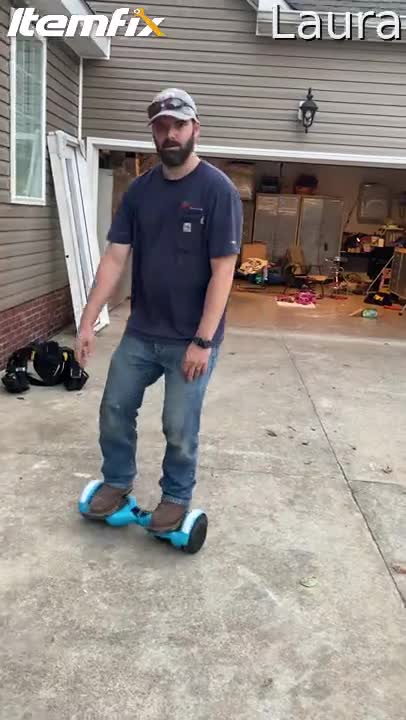 Instant Karma trying to ride Hoverboard