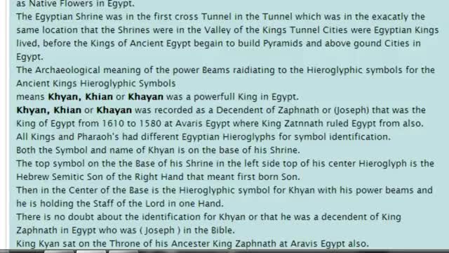 Ancient Egyptians Came To America, So Did Joseph, and He Was Their King!