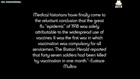BOMBSHELL - PENTAGON CONTROLLED ENTIRE COVID PROGRAM -1918 SPANISH FLU CAUSED DIRECTLY BY VACCINES
