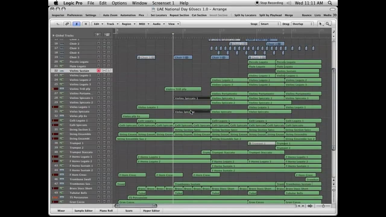 "National Day" Logic Pro Template - Download Project Template (Epic Orchestral Music)