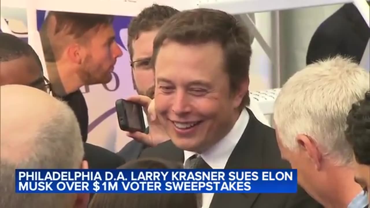 Philadelphia DA sues Elon Musk, super PAC over controversial $1M voter giveaway