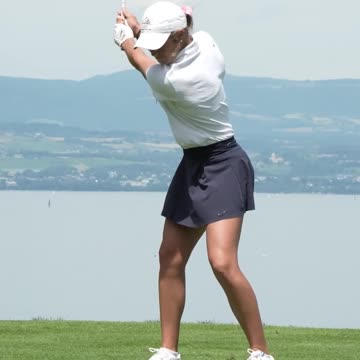 Beautiful shot #golf #golfer #professional #athlete #green #fairway #hit #shot #swing #beautiful