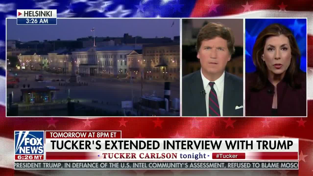 Tucker Carlson asks why the left is forcing him to believe Russia is a bigger threat