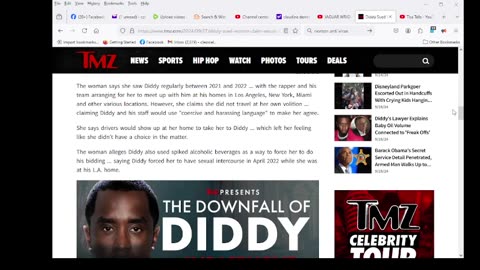 New Diddy Lawsuit He Drugged and Sexually Assaulted Me ... And I Got Pregnant
