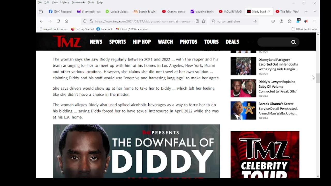 New Diddy Lawsuit He Drugged and Sexually Assaulted Me ... And I Got Pregnant