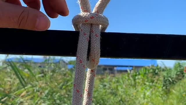 How to Tie the knotting skills in life, you can learn at a glance #81