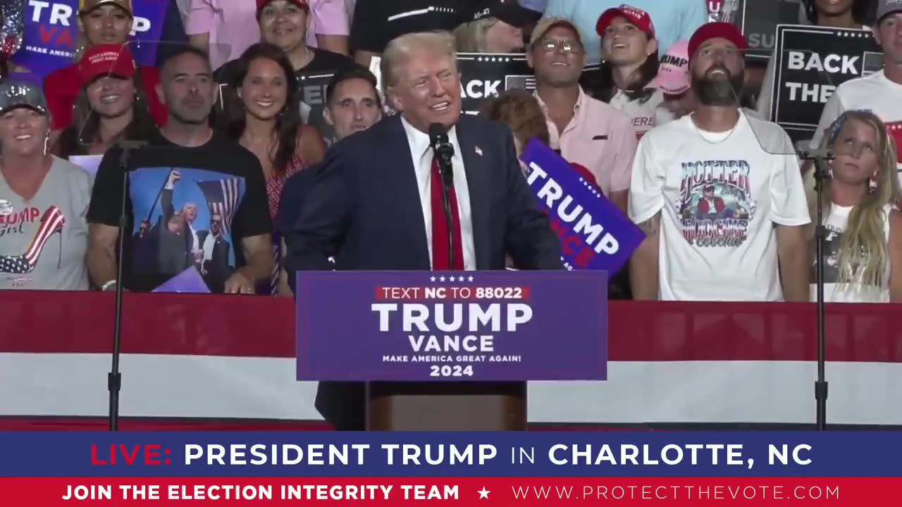 Trump Takes The Stage For First Rally Since Biden's Exit: 'Worst President In History'