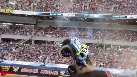 Crazy Monster Truck Freestyle Moments fun