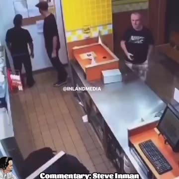 Moron with a gun in his pocket reaches into his pocket and almost shoots his foot then pretends NOTHING HAPPENED