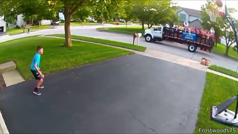 Kid Gets Caught Trying to Steal Packages