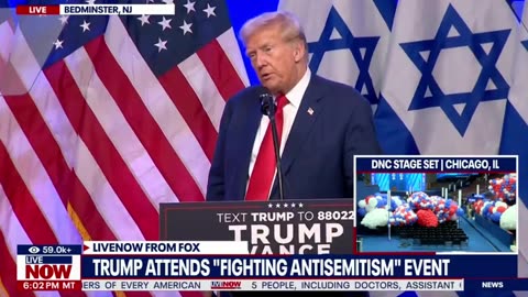 Trump: "If you hate America, if you want to eliminate Israel, then we don't want you in our country"