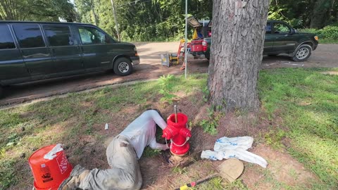 Replacing a missing fire hydrant