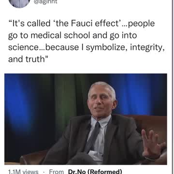 The Fauci Effect😂