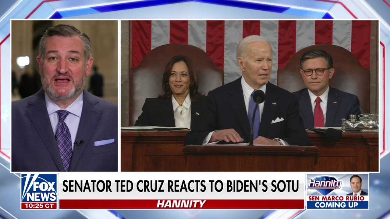 'Angry, bitter, screaming' Biden issued an 'extreme' campaign speech, not a SOTU: Ted Cruz