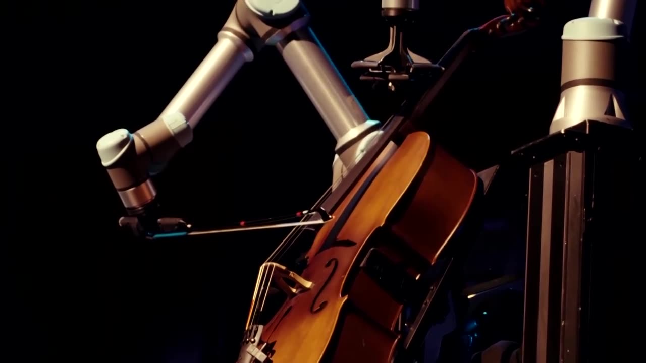 A robot played the cello alongside the Malmo Symphony