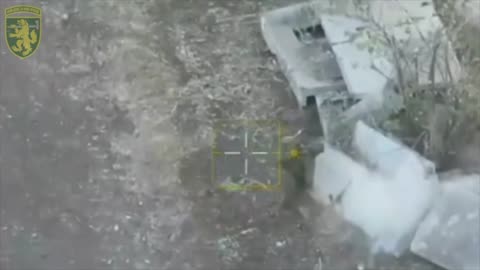 Unsuccessful grenade throwing by the Russian forces on the Pokrovsky direction.