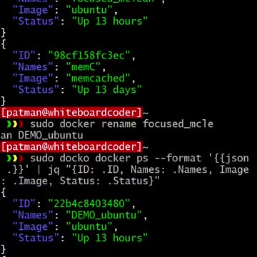docker: rename