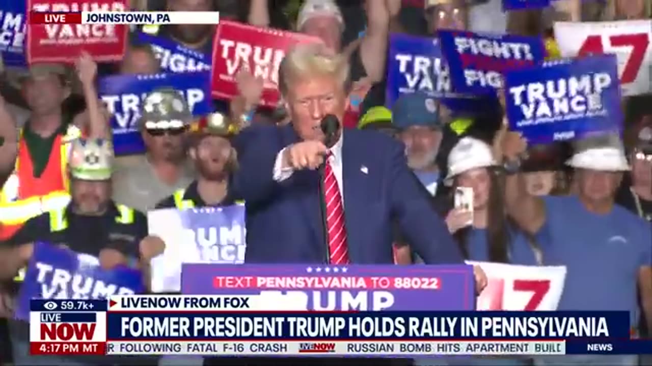 FULL SPEECH: Trump at Pennsylvania rally