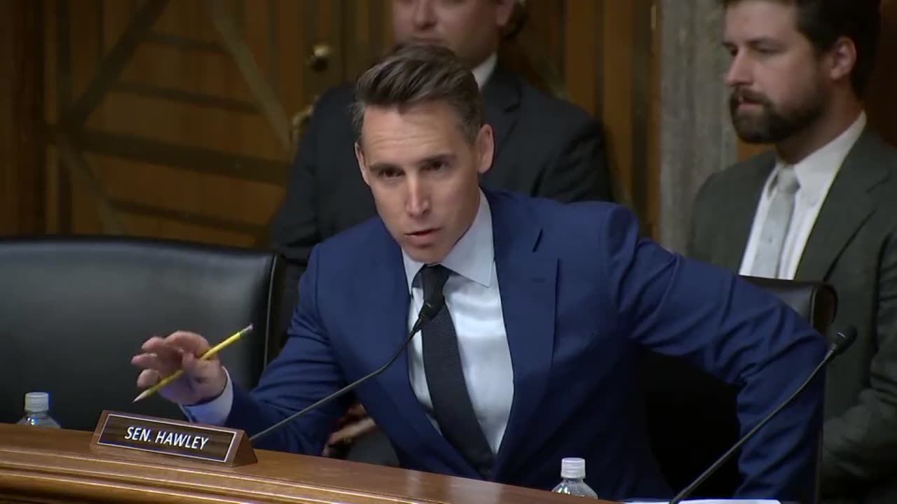 Senator Josh Hawley destroys Biden-Harris judicial nominee Gonzalez Part 1