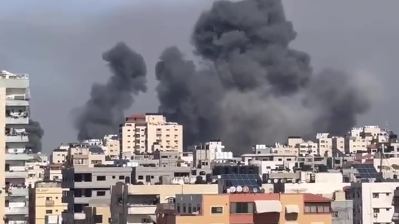 BREAKING: As The War Escalates, Gaza Is Now Under Heavy Israeli Air Strikes.