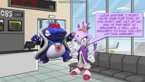 Dark King Wart Tries to Make Blaze Miss her Flight/Grounded