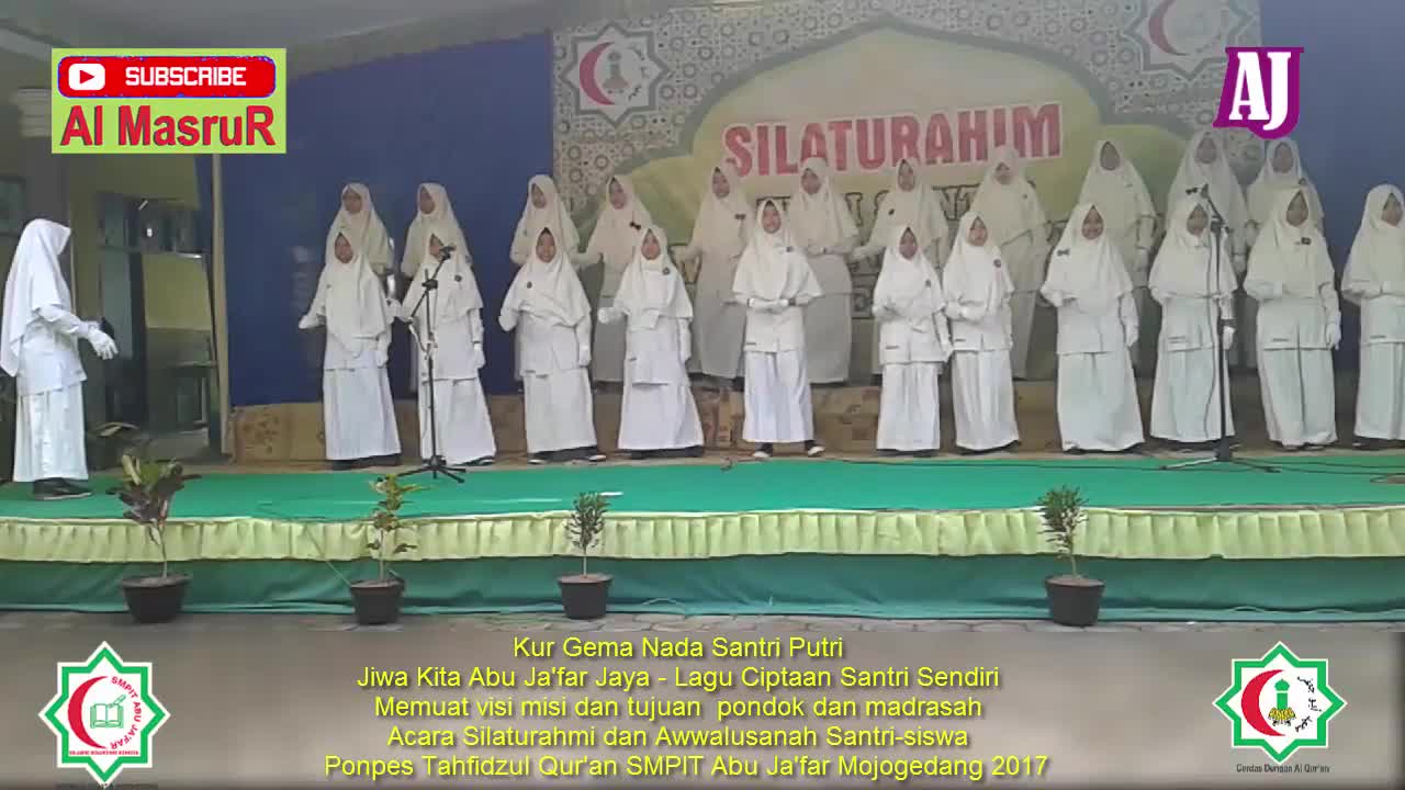 Kur Gema Nada Santri Putri Jiwa Kita Abu Ja'far Jaya Lagu Ciptaan Santri Sendiri Memuat visi misi