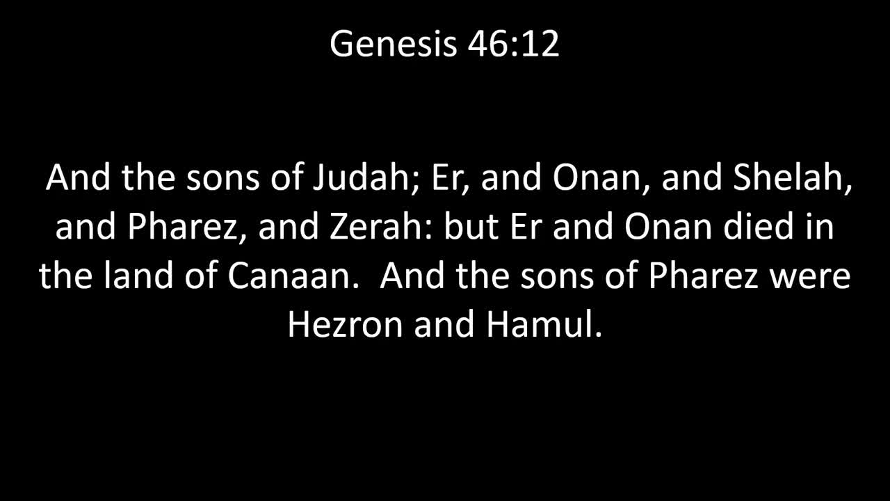 KJV Bible Genesis Chapter 46