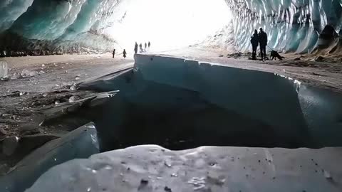 Castner Glacier Ice Cave, Alaska.