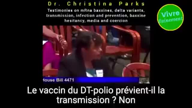 Dr Christina Parks - VaXxination covid