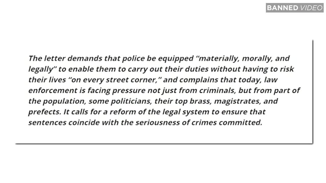 BREAKING : Ex-Cops Warn France on the Brink of Collapse