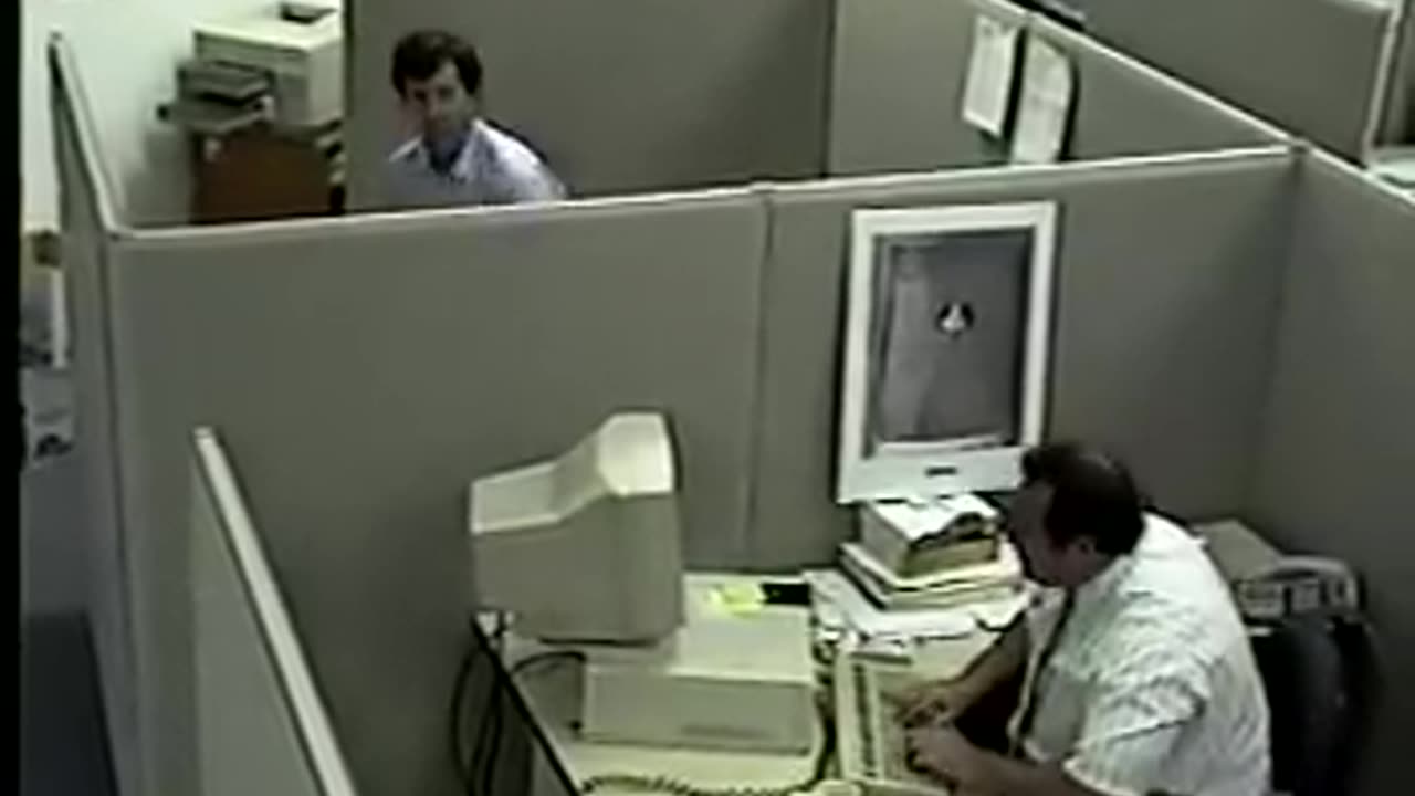 Man destroys computer