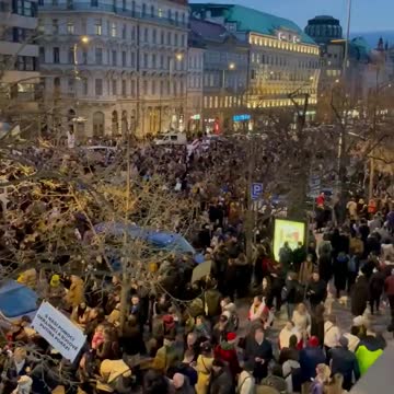 Prague stands with Ukraine. 🇨🇿🇺🇦