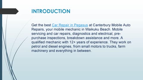Get the best Car Repair in Pegasus