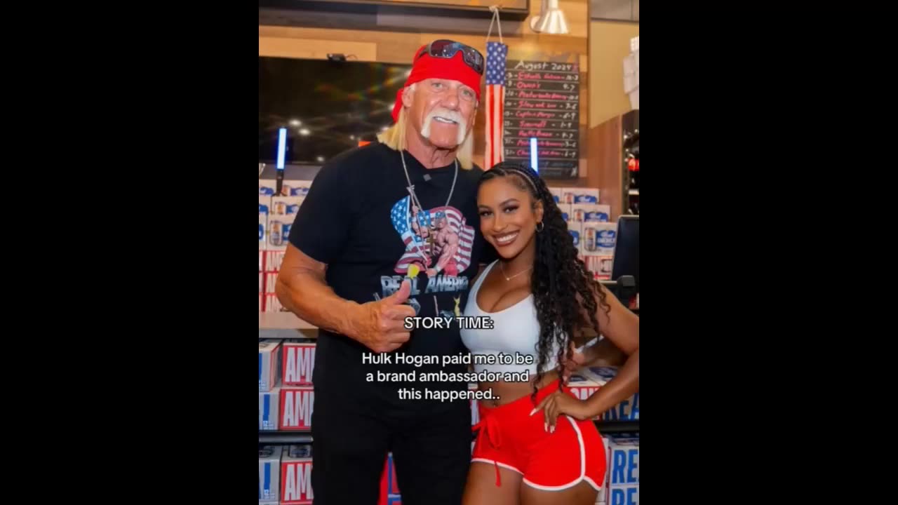 Girl Claims Hulk Hogan Cancels Her Brand Ambassador Contract