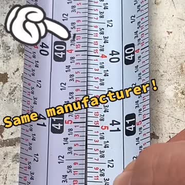 Use the SAME Tape Measure for EVERYTHING!