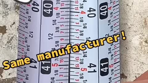 Use the SAME Tape Measure for EVERYTHING!