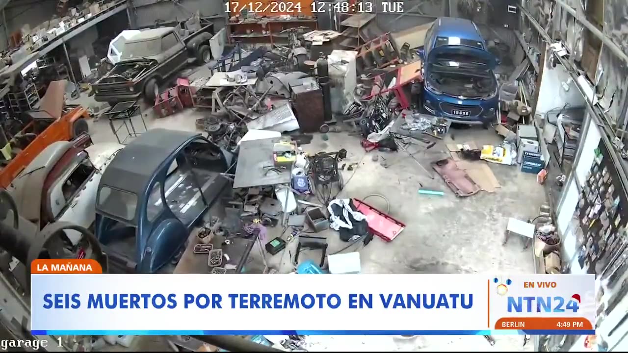 Un terremoto de 7,3 de magnitud deja a Vanuatu entre escombros por caída de edificios