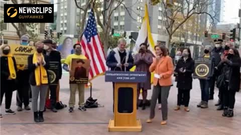 Let's Go Brandon Chant Interrupted Nancy Pelosi Press Briefing