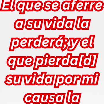 "Perder para Ganar: La Verdadera Vida en Cristo" Mateo 10;39.#shorts #short #youtubeshorts #ytshorts