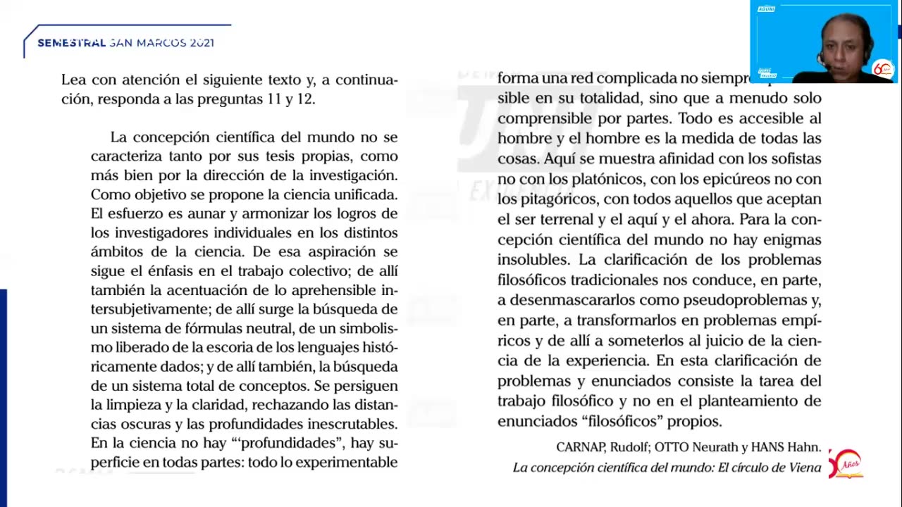 SEMESTRAL ADUNI 2021 | Semana 10 | Filosofía S2