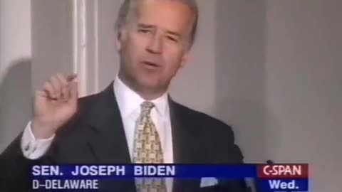 Biden in 1997.. saying then, but doing the opposite now..