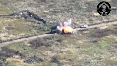 Russian Truck Hit with ATGM
