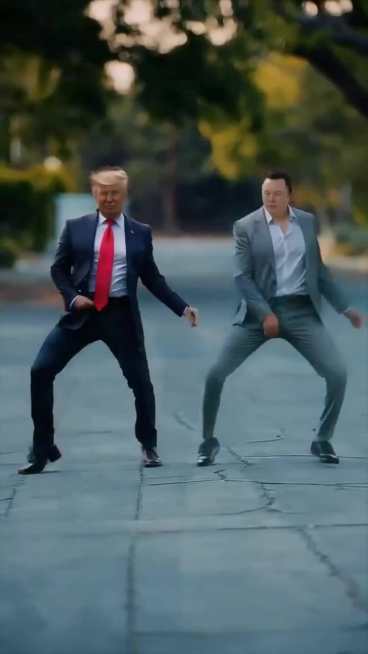 Elon Musk and Trump dancing! MAGA