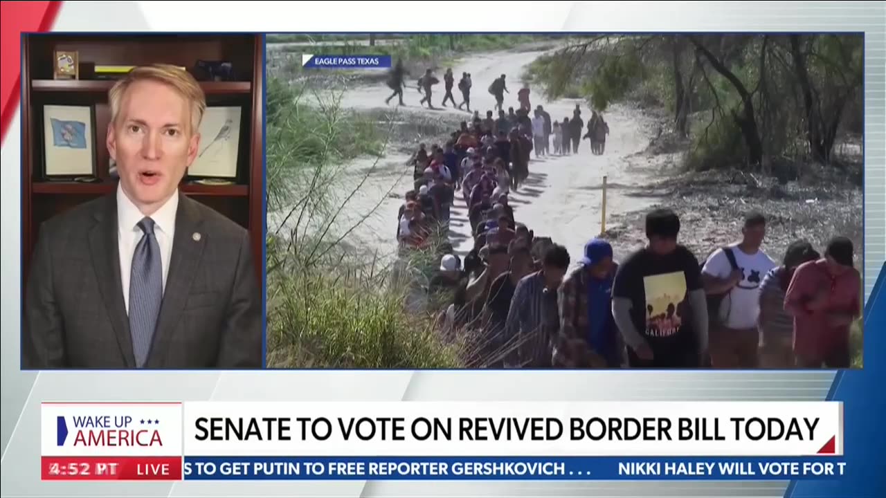 Lankford on Newsmax Calls Dems' Border Bill Push a Partisan Stunt