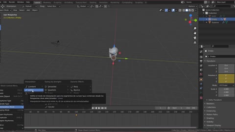 Blender animacion - animar camara