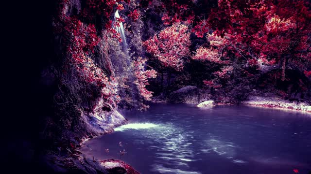 Soothing Piano music and murmuring water - relax/sleep