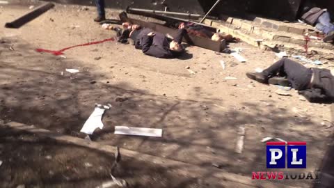 Dozens Killed By Ukrainian Cluster Bomb Attack On Center Donetsk March 14, 2022