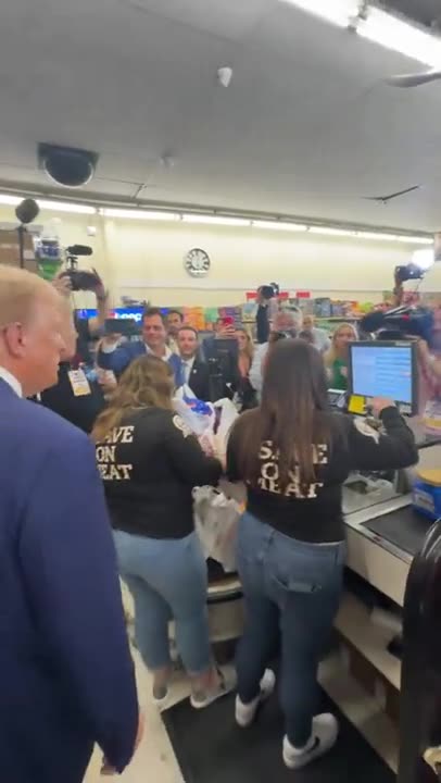 EPIC: Trump Surprises Mother Of 3 With Awesome Gift At Grocery Store