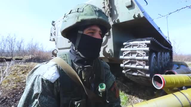 Shturm-S self-propelled anti-tank missile systems and Fagot