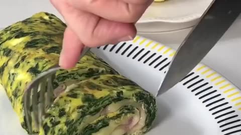 🤩 Rolled Spinach Tortilla 😋